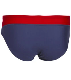 Speedo Launch Splice Endurance + Brief Swimsuit -Speedo Store 5672111210664 navyredwhite 4a