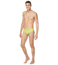 Speedo Vibe Men's Solid One Brief Swimsuit -Speedo Store 6991198388392 acidlime 3a