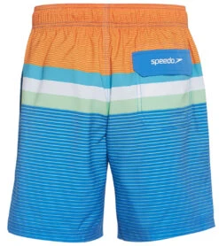 Speedo Men's 18" Printed Redondo Edge Swim Trunks 5 Speedo Men's 18" Printed Redondo Edge Swim Trunks -Speedo Store 7008196296872 spicyorange 3a