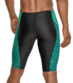 Speedo Men's Race Maze Jammer Swimsuit 6 Speedo Men's Race Maze Jammer Swimsuit -Speedo Store 7303606304936 bluegreen 3a