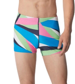 Speedo Men's Printed Square Leg Swimsuit