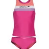 Speedo Girls' Solid Horizontal Splice Tankini Set (Big Kid)