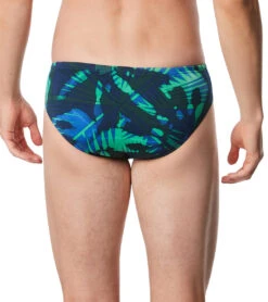 Speedo Men's Reflected Brief Swimsuit -Speedo Store 7510249865384 bluegreen 3a