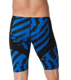 Speedo Men's Vortex Maze Jammer Swimsuit -Speedo Store 7510258712744 speedoblue 3a