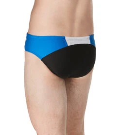 Speedo Vibe Men's Dual Colorblock One Brief Swimsuit 6 Speedo Vibe Men's Dual Colorblock One Brief Swimsuit -Speedo Store 7762588631208 anthracite 3a