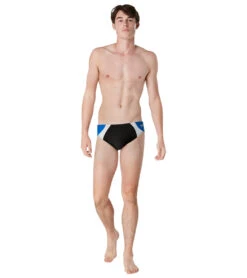 Speedo Vibe Men's Dual Colorblock One Brief Swimsuit 7 Speedo Vibe Men's Dual Colorblock One Brief Swimsuit -Speedo Store 7762588631208 anthracite 4a